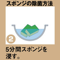 キッチンスポンジ ハードタイプ スコッチ・ブライト スポンジエース イエロー Lサイズ 1セット（5個）ACE L YEL スリーエム