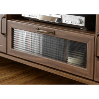 佐藤産業 Cerise POWRY（ポーリー） テレビ台 ローボード ブラウン 幅1200×奥行398×高さ462mm PW46-120L_BR 1台（直送品）