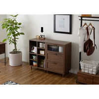 佐藤産業 Cerise POWRY（ポーリー） シェルフ ラック ブラウン 幅600×奥行398×高さ902mm PW90-60S_BR 1台（直送品）