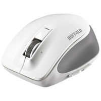 バッファロー Ｂｌｕｅｔｏｏｔｈ　ＢｌｕｅＬＥＤ　プレミアムフィットマウス　Ｍサイズ　ホワイト BSMBB500MWH 1台（直送品）
