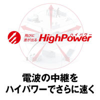 バッファロー 無線ＬＡＮ中継器　１１ａｃ／ｎ／ｇ／ｂ　４３３＋３００Ｍｂｐｓ　エアステーション　ハイパワー WEX-733DHP 1台