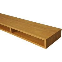 エイ・アイ・エス オープンラックシステム AVボード1500 幅1500×奥行300×高さ100mm ブラウン OPR-AV150 1台（直送品）