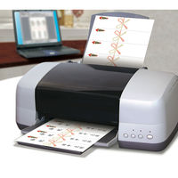 ササガワ OA対応シール札紙 無字 24-1910 1袋(100片:5片×20シ