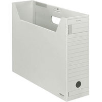コクヨ　ファイルボックス-FS　＜Fタイプ＞　フタ付き　B4ヨコ　背幅102mm　グレー　B4-LFFN-M　1セット（10冊）