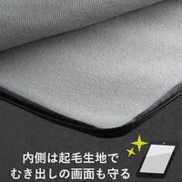 パソコンケース PCバッグ ～13.3インチ 取っ手付 軽量 撥水 高耐久 小物入れ ブラック BM-IBLW13BK エレコム 1個（直送品）