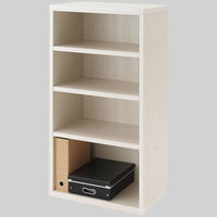 【軒先渡し】フナモコ LIVING SHELF  オープン板戸　 ホワイトウッド 幅600×奥行367×高さ1138mm LFS-60 1台（直送品）