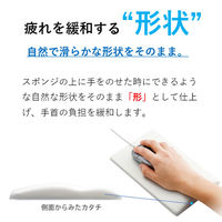 エレコム FITTIO マウスパッド/Low/ブラック MP-115BK 1個（直送品）