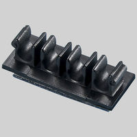 サンワサプライ ケーブル固定クリップ(ブラック・5個入り) CA-511 1セット(5個入)