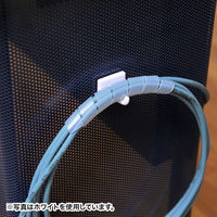 サンワサプライ ケーブルタイ(スパイラル) CA-SP12BK 1個（直送品）