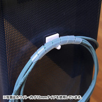 サンワサプライ ケーブルタイ(スパイラル) CA-SP6BKN 1個（直送品）