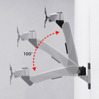 モニターアーム　ディスプレイアーム　1画面　シングル　27インチ対応　10kgまで　CR-LA1004N　サンワサプライ　1台（直送品）