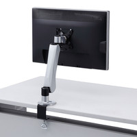 モニターアーム　ディスプレイアーム　1画面　シングル　27インチ対応　10kgまで　クランプ式　CR-LA1005N　サンワサプライ　1台（直送品）