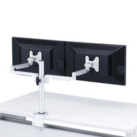 【処分品】サンワサプライ 水平多関節液晶モニタアーム（H400 左右2面） CR-LA1402N 1台（直送品）