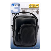 サンワサプライ 3WAYデジカメケース DG-BG36BK 1個（直送品）