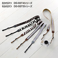 サンワサプライ デジタル一眼用ストラップ・レース(ブラウン) DG-SST3BR 1個（直送品）
