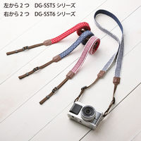 サンワサプライ 小型デジタル一眼ストラップ・水玉(ブルー) DG-SST5BL 1個