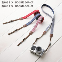 サンワサプライ 小型デジタル一眼ストラップ・水玉（レッド） DG-SST5R 1個（直送品）