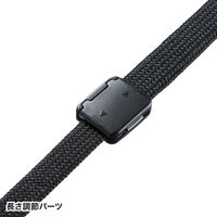 サンワサプライ ネックストラップ(安全パーツ・長さ調節付き) DG-ST17BK 1個（直送品）