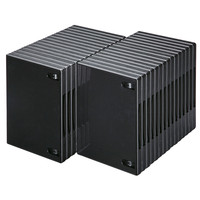 サンワサプライ DVDトールケース（1枚収納） ブラック DVD-TN1-30BK 1セット（30枚入り）（直送品）