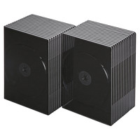 サンワサプライ スリムDVDトールケース（2枚収納） ブラック DVD-TU2-30BK 1セット（30枚入り）（直送品）