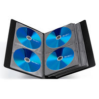 サンワサプライ ブルーレイディスク対応ファイルケース(64枚収納・ブラック) FCD-FLBD64BK 1個