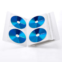 サンワサプライ ブルーレイディスク対応ファイルケース(64枚収納・クリア) FCD-FLBD64C 1個