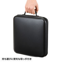 サンワサプライ DVD・CDセミハードケース(160枚収納・ブラック) FCD-WL160BK 1個