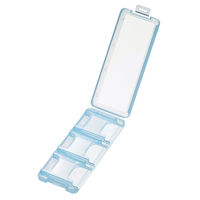 サンワサプライ SDカードケース(6枚収納・クリアブルー) FC-MMC23SDCBL 1個