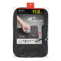 サンワサプライ ポケット付きインナーケース(11.6型ワイド) IN-WETP11BK 1個