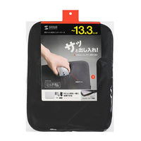 サンワサプライ ポケット付きインナーケース（13.3型ワイド） ブラック IN-WETP13BK 1個