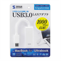 サンワサプライ USB3.0 LANアダプタ（Gigabit対応） LAN-ADUSBRJ45G 1個（直送品）