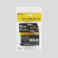 サンワサプライ カテゴリ6極細LANケーブル LA-SL6-005W 1本