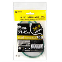 サンワサプライ カテゴリ6UTP LANケーブル LA-Y6-005G 1本