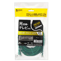 サンワサプライ カテゴリ6UTP LANケーブル LA-Y6-10G 1本