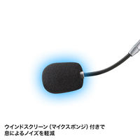 サンワサプライ マルチメディアPCヘッドセット MM-HS507NCN 1個