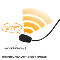 サンワサプライ USBヘッドセット MM-HSUSB13BKN 1個（直送品）