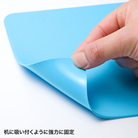 サンワサプライ シリコンマウスパッド（ブルー） W150×D180×H1.8mm MPD-OP56BL 1個（直送品）