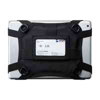 サンワサプライ タブレット用ショルダーベルト&ハンドホルダー(10.1インチ) PDA-TABH8BK 1個