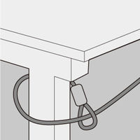 サンワサプライ eセキュリティ(ケーブルロック) SLE-12P 1個