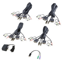 サンワサプライ デュアルリンクDVI対応パソコン自動切替器（4：1） SW-KVM4HDCN 1個（直送品）