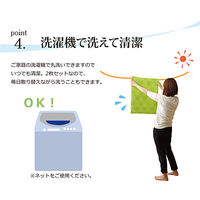 イケヒコ バスマット 洗える吸水 マイクロファイバー『さらり美人2』 ブラウン 2枚セット 約35×50cm（直送品）