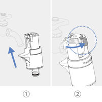 【ホースリール】 タカギ（takagi）オーロラNANO 15m RM215FJ 1台