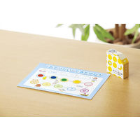 コクヨ カラーラベル（しっかり貼れる丸型） 直径15mm 赤 550片 タ-R70-42R 1セット（10個）