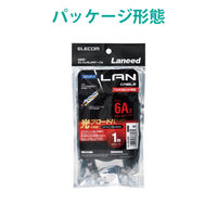 エレコム LANケーブル/CAT6A/スタンダード/1m/ブラック LD-GPA/BK1 1個