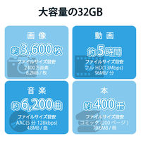 マイクロSD カード 32GB UHS-I 高速データ転送 SD変換アダプタ付 データ復旧サービス MF-MS032GU13V3R 1個（直送品）