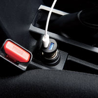 ELECOM シガーチャージャー/2USBポート（自動識別）/4.8A/ブラック MPA-CCU10BK 1個