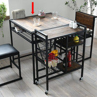 B.Bファニシング GRANT（グラント） ダイニングテーブル GRDT-750 幅750×奥行771×高さ750mm 1台（直送品）