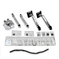 エルゴトロン LX デュアル モニターアーム 横型 シルバー 27インチ(6.4～18.1kg)まで VESA規格対応 45-245-026 1台