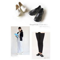 おしごとリゲッタ Re:getA Work かるくてはきやすいぺたんこローファー ブラック M RW-1008 1足（直送品）