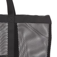 メッシュBIGトートバッグ ブラック LAKOLE/ラコレ